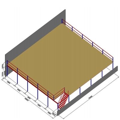 Beanspruchen strukturelle Mezzanin ISO9001 Stark beanspruchen System des Speicher-2.5T für Möbel stark